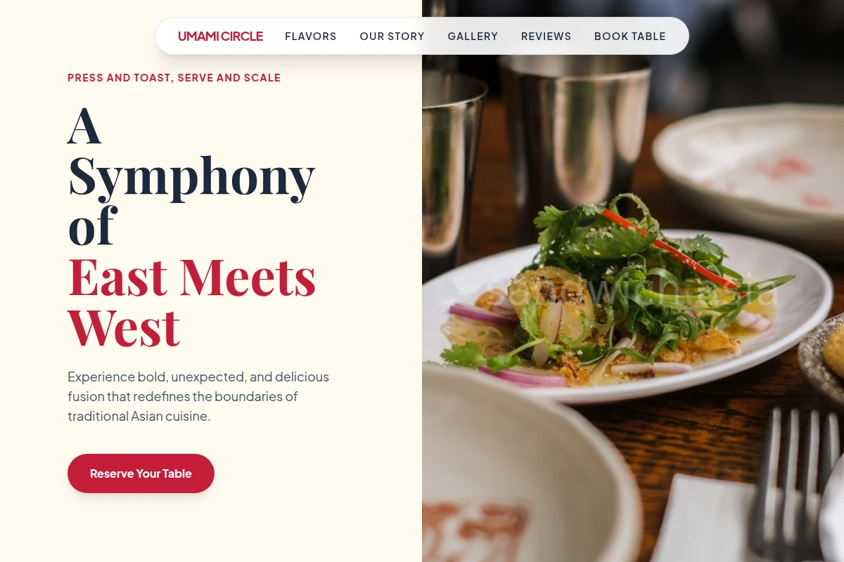 UmamiLayer Asian Fusion Food